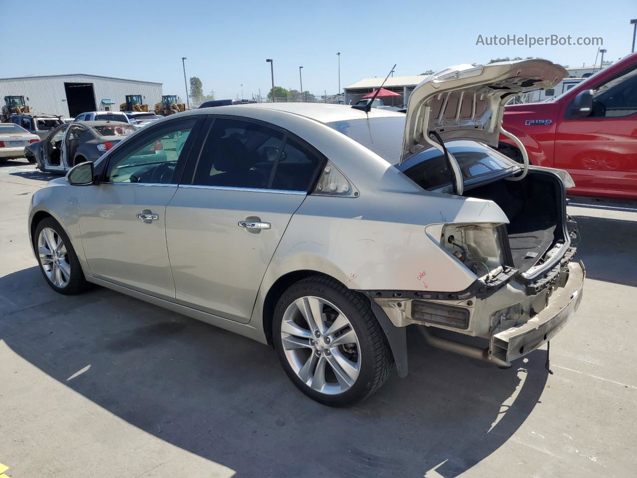 2013 Chevrolet Cruze Ltz Gold vin: 1G1PG5SB9D7268962