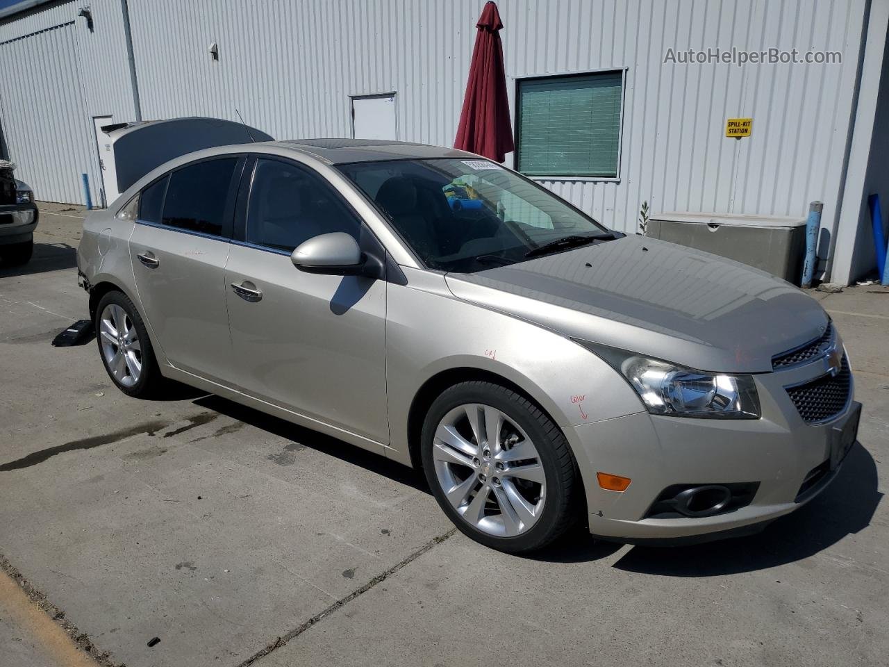 2013 Chevrolet Cruze Ltz Gold vin: 1G1PG5SB9D7268962