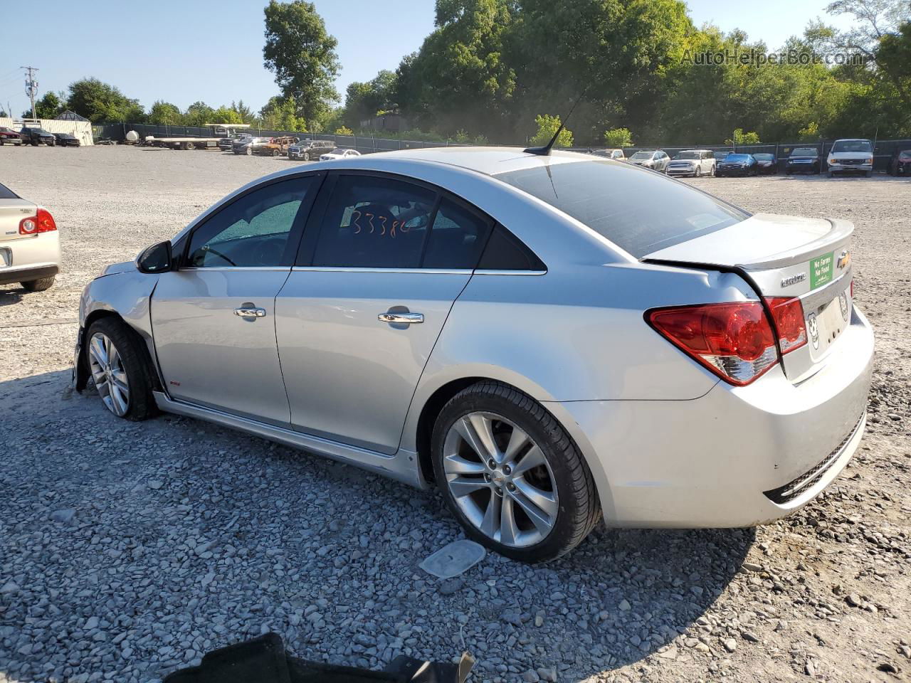 2013 Chevrolet Cruze Ltz Silver vin: 1G1PG5SB9D7278729