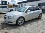 2013 Chevrolet Cruze Ltz Silver vin: 1G1PG5SB9D7289780