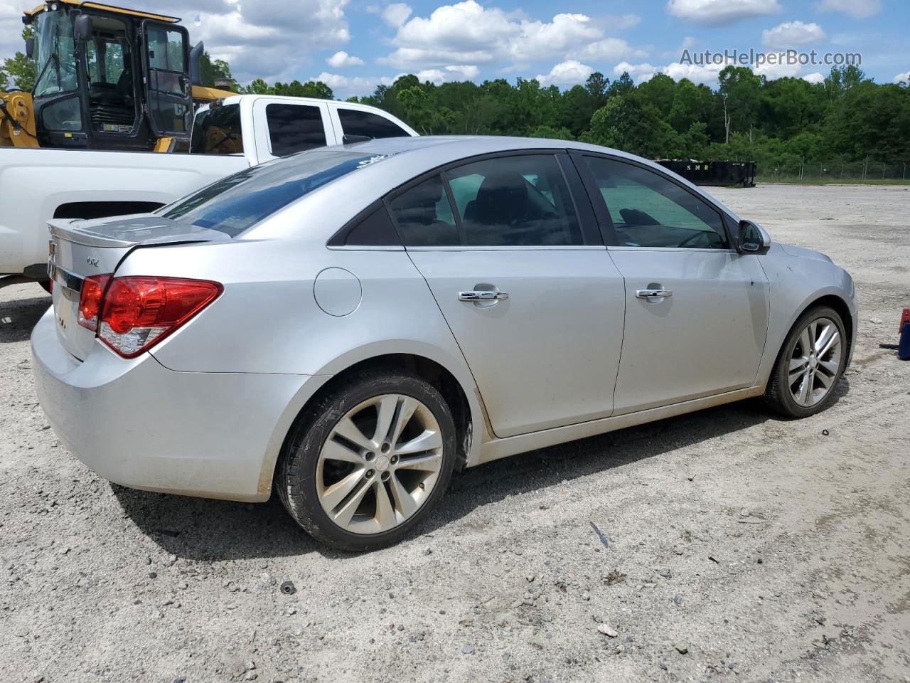 2013 Chevrolet Cruze Ltz Silver vin: 1G1PG5SB9D7289780