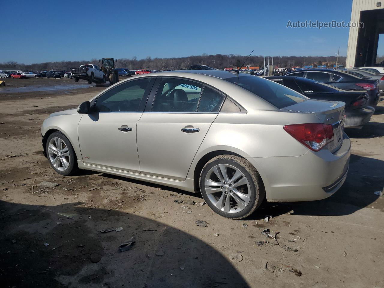 2014 Chevrolet Cruze Ltz Tan vin: 1G1PG5SB9E7221609