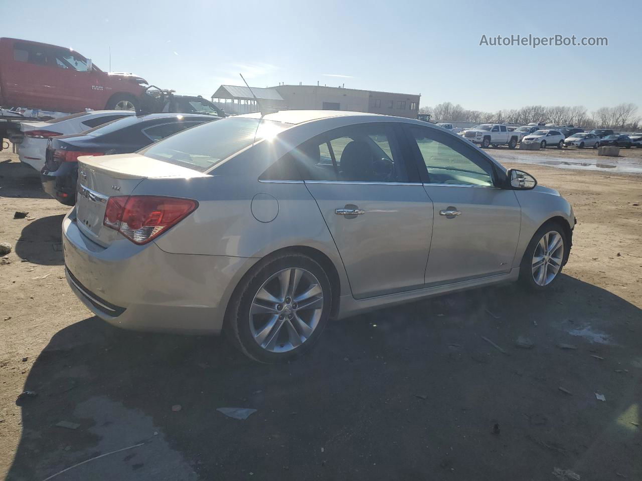 2014 Chevrolet Cruze Ltz Tan vin: 1G1PG5SB9E7221609