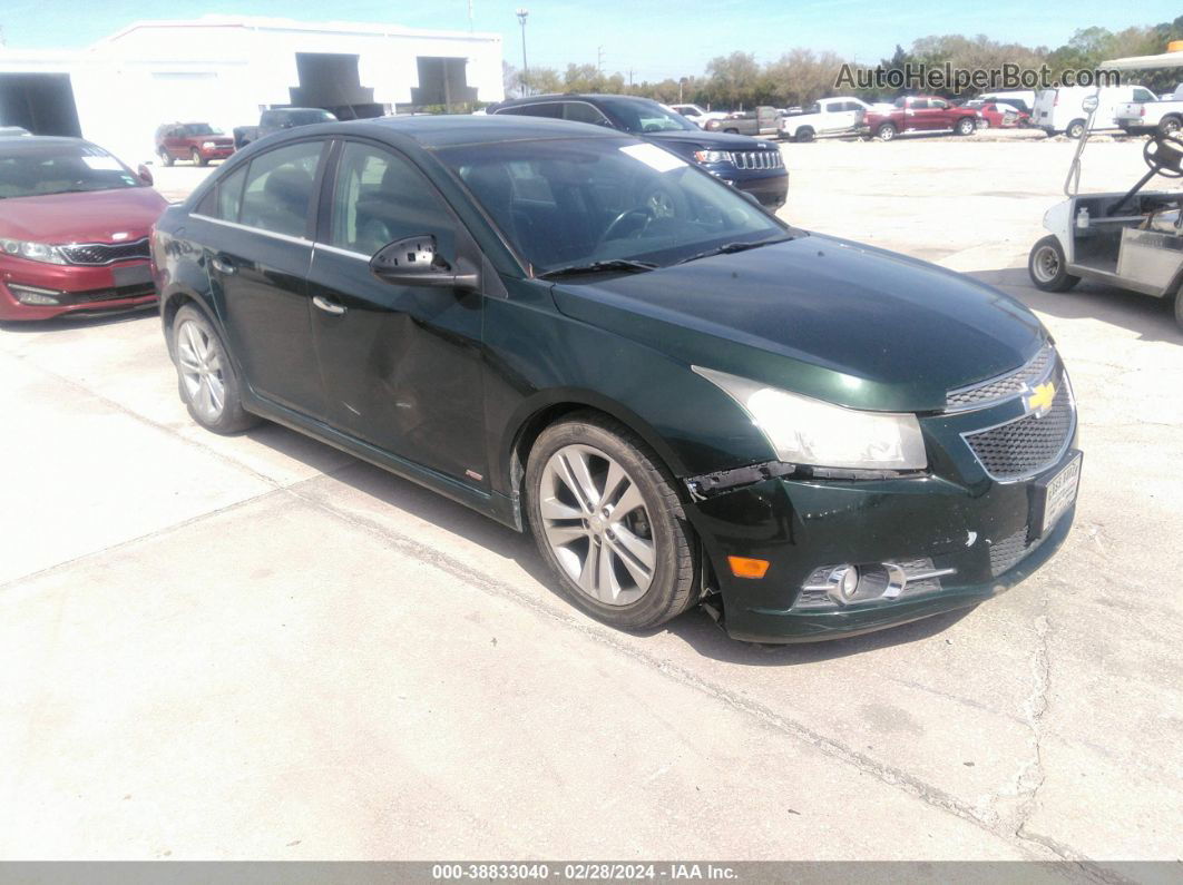 2014 Chevrolet Cruze Ltz Green vin: 1G1PG5SB9E7245540