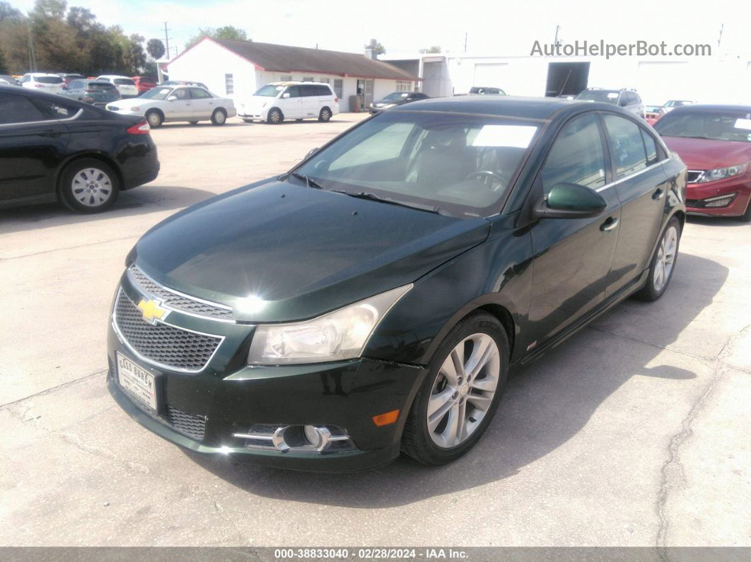 2014 Chevrolet Cruze Ltz Green vin: 1G1PG5SB9E7245540