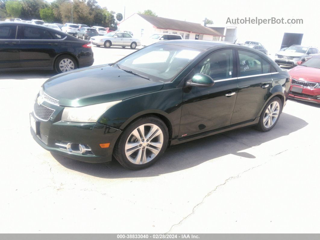 2014 Chevrolet Cruze Ltz Green vin: 1G1PG5SB9E7245540