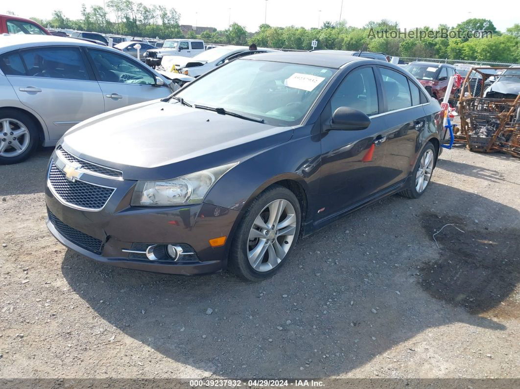 2014 Chevrolet Cruze Ltz Black vin: 1G1PG5SB9E7295032