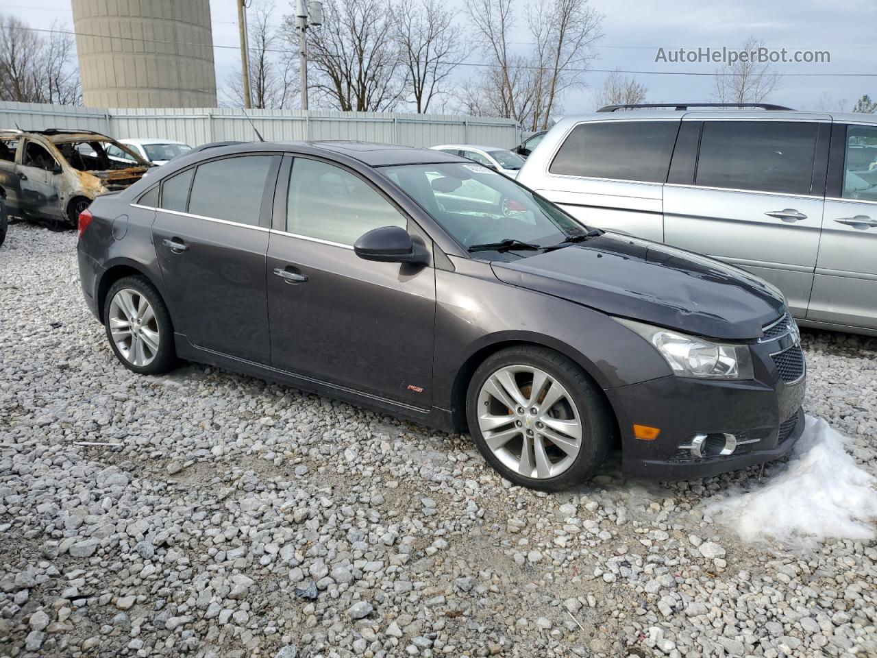 2014 Chevrolet Cruze Ltz Угольный vin: 1G1PG5SB9E7406355