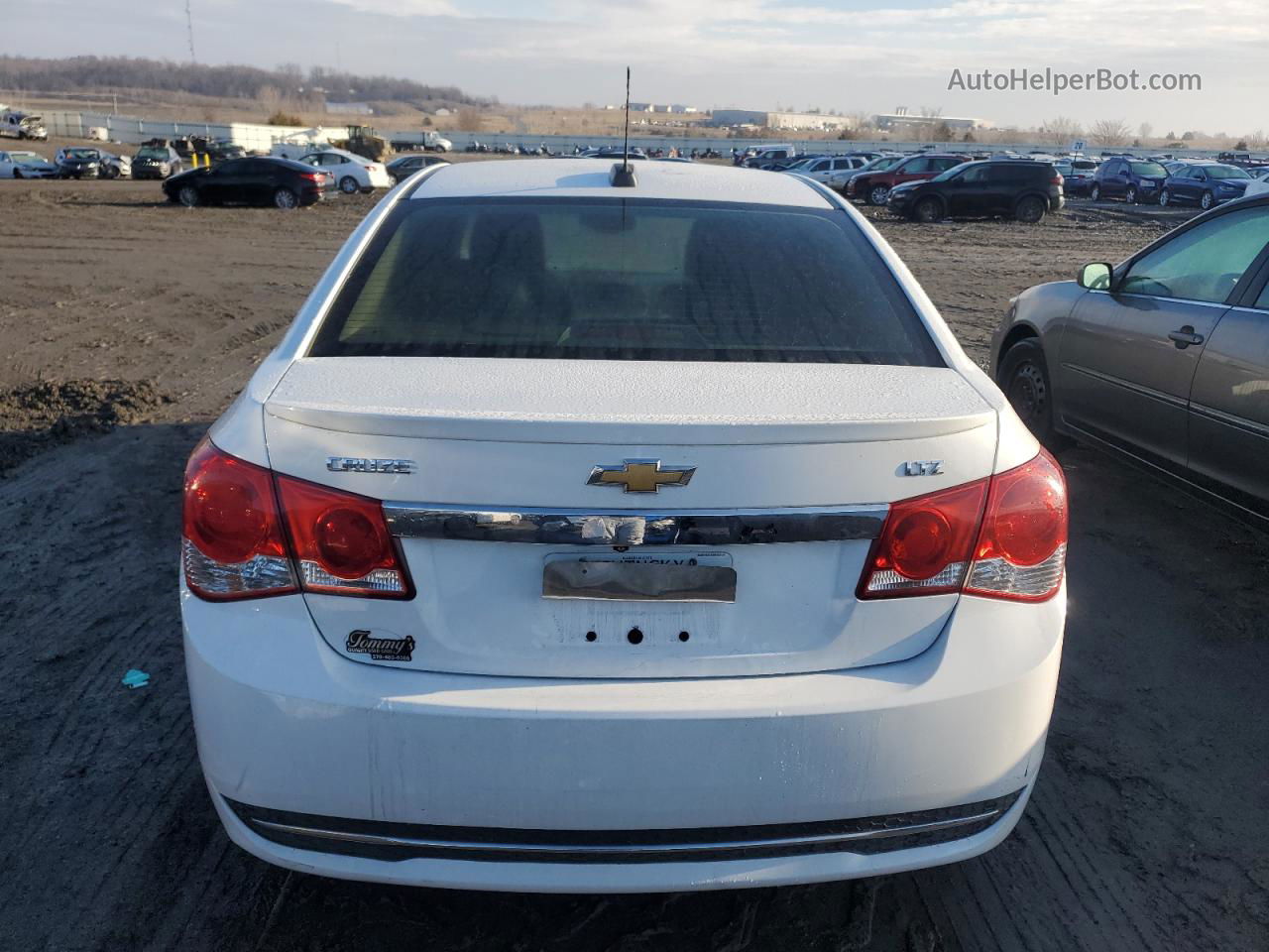 2015 Chevrolet Cruze Ltz White vin: 1G1PG5SB9F7118191