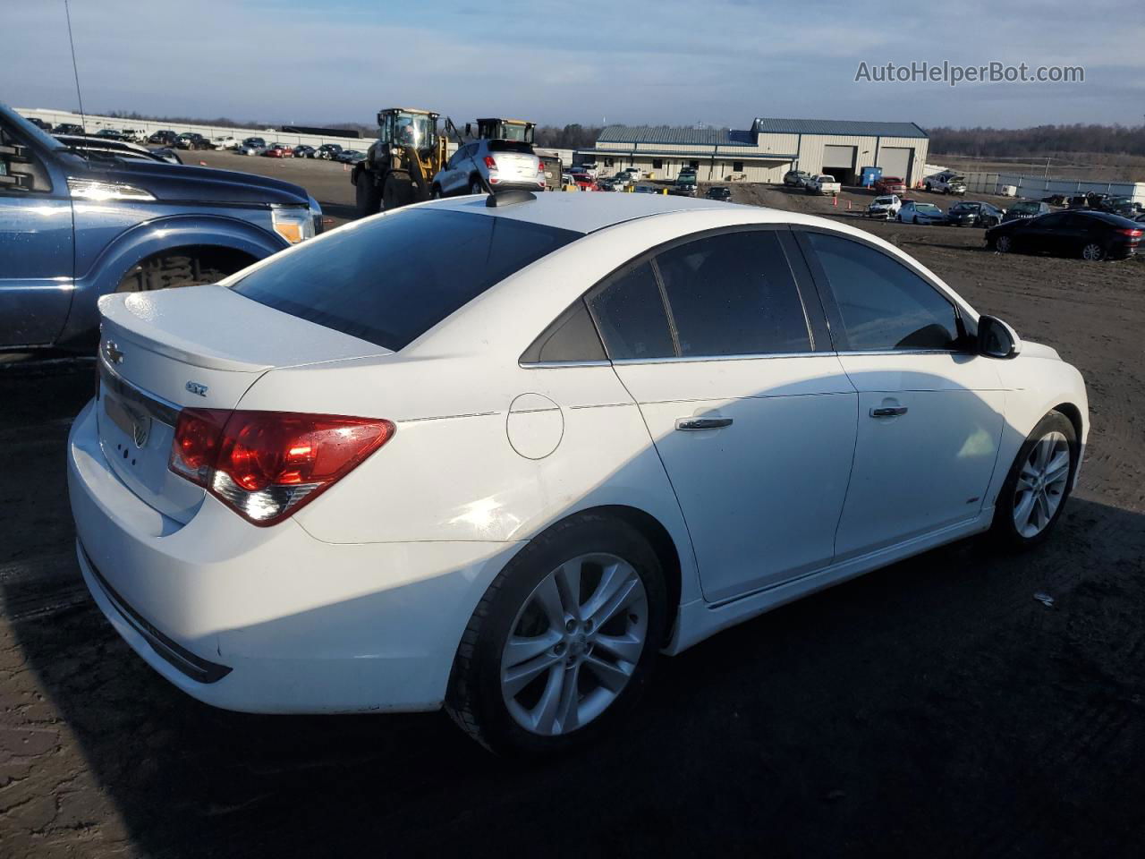 2015 Chevrolet Cruze Ltz White vin: 1G1PG5SB9F7118191