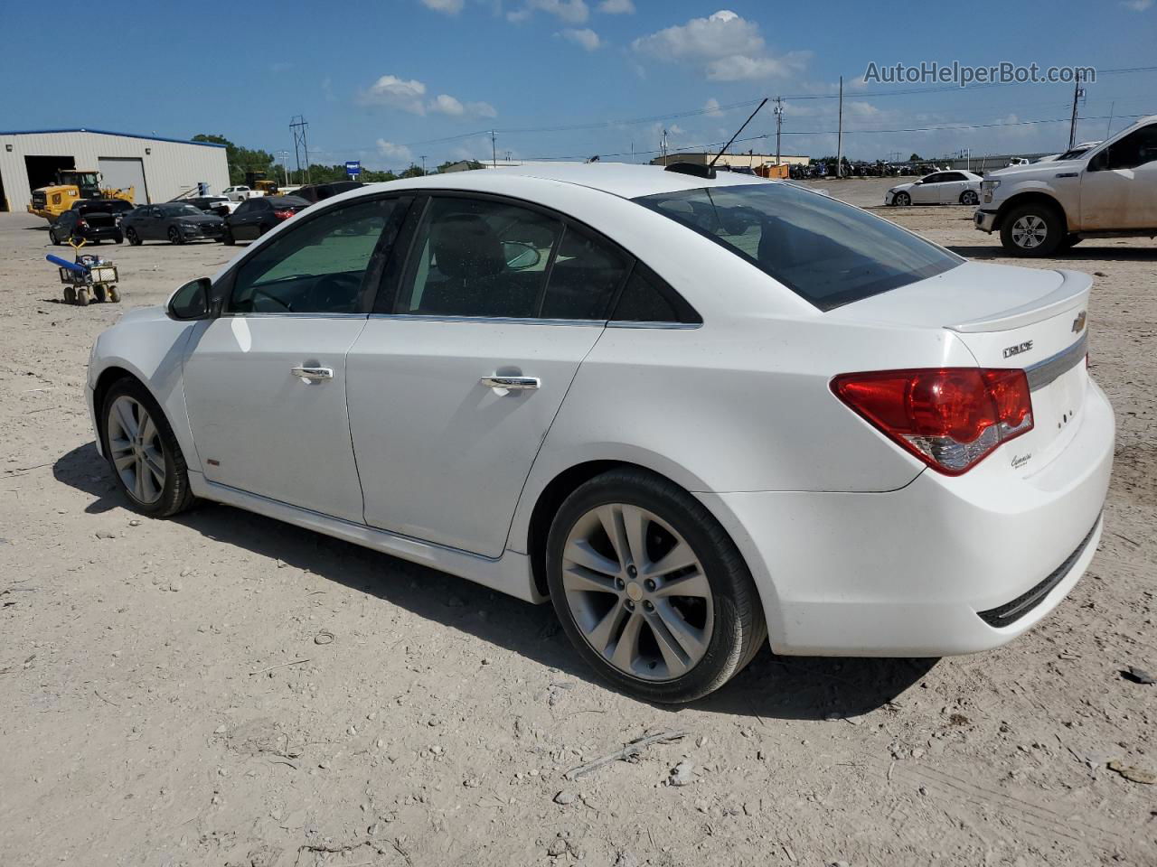 2015 Chevrolet Cruze Ltz White vin: 1G1PG5SB9F7280502