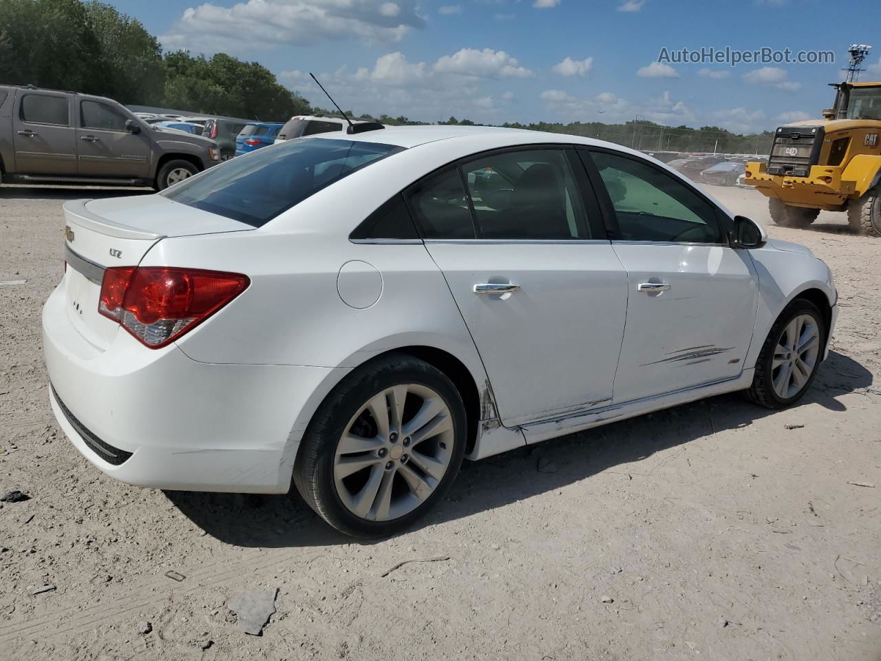 2015 Chevrolet Cruze Ltz White vin: 1G1PG5SB9F7280502