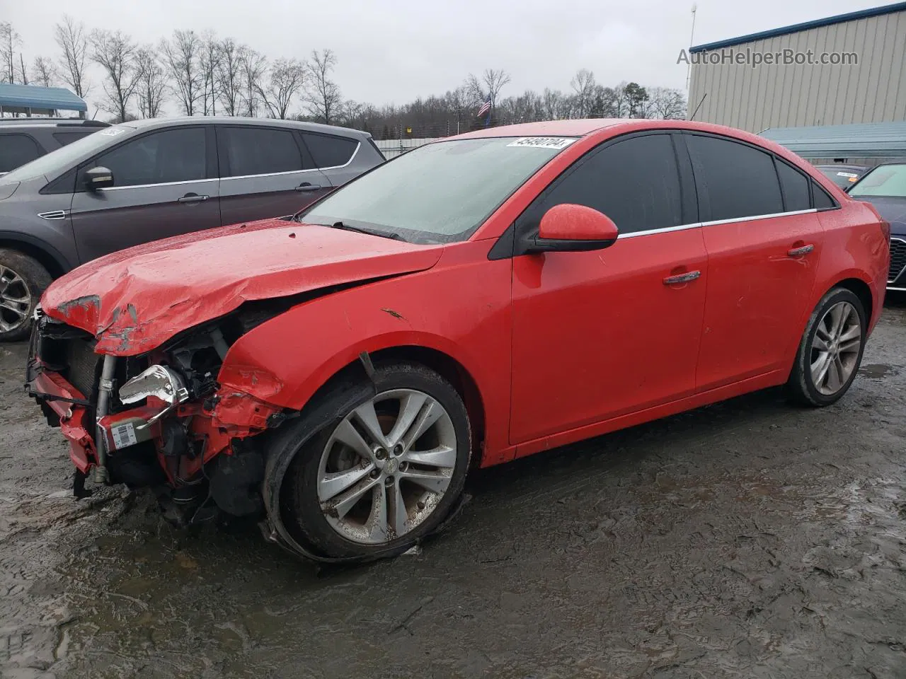 2016 Chevrolet Cruze Limited Ltz Red vin: 1G1PG5SB9G7127135