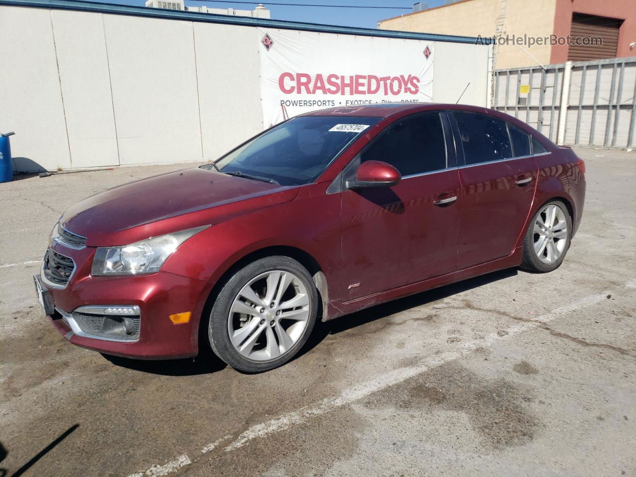 2016 Chevrolet Cruze Limited Ltz Burgundy vin: 1G1PG5SB9G7195371