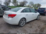 2013 Chevrolet Cruze Ltz White vin: 1G1PG5SBXD7141377