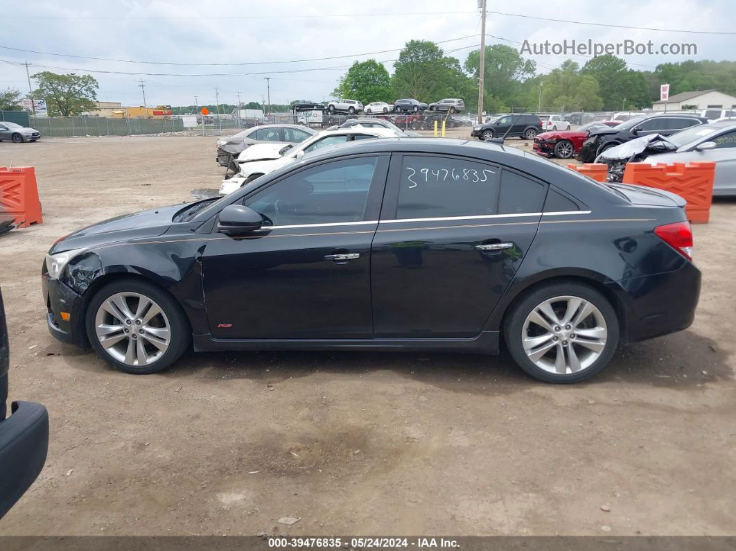 2013 Chevrolet Cruze Ltz Black vin: 1G1PG5SBXD7151214