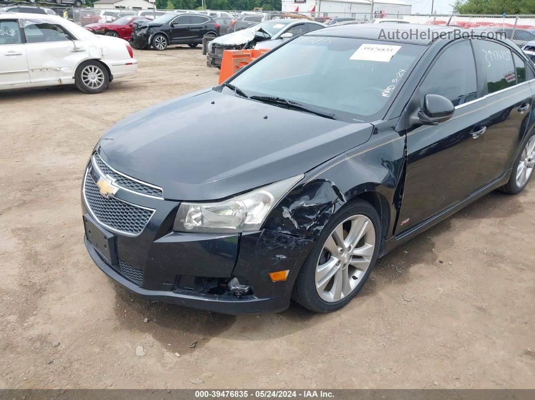 2013 Chevrolet Cruze Ltz Black vin: 1G1PG5SBXD7151214