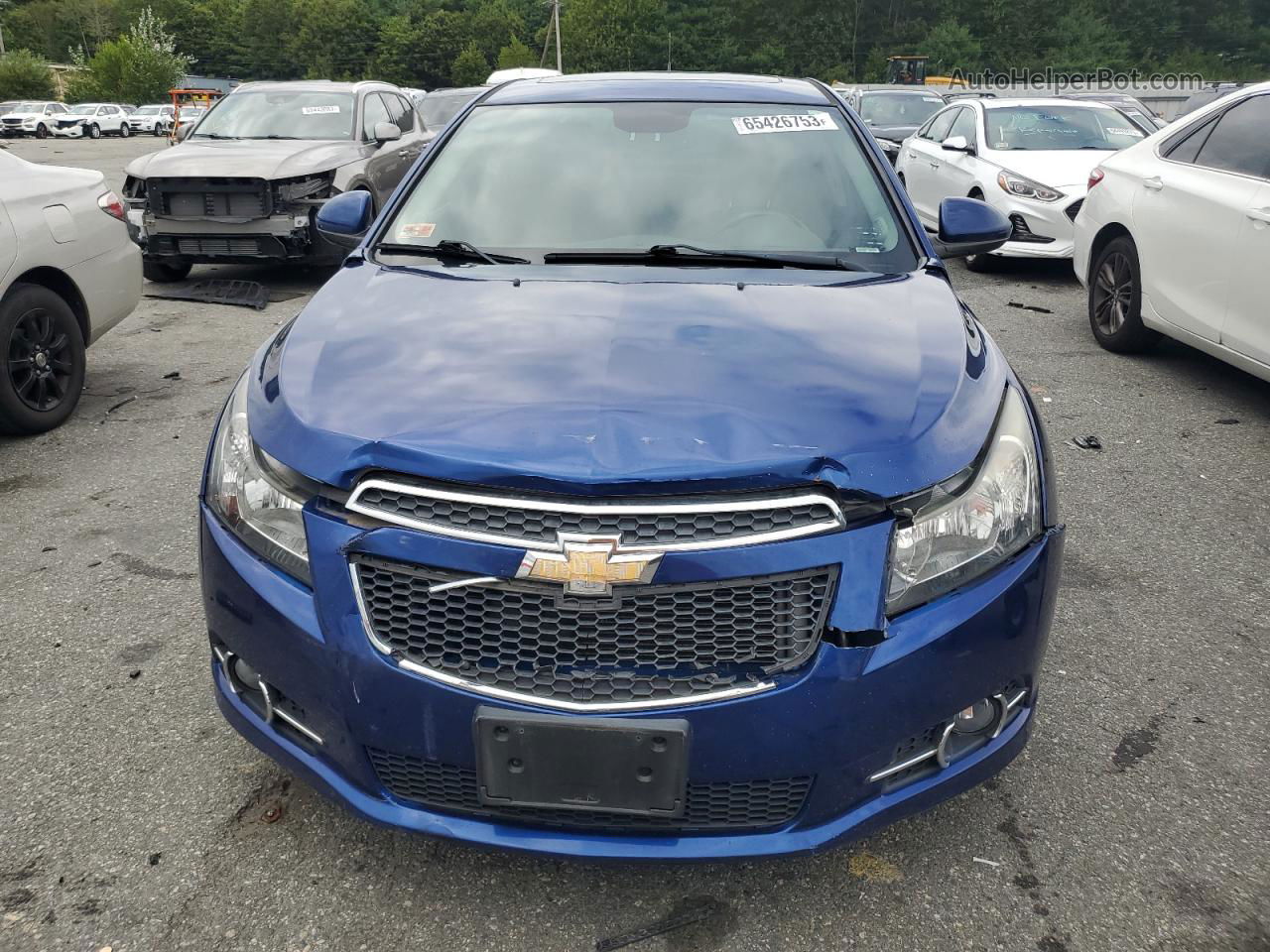 2013 Chevrolet Cruze Ltz Blue vin: 1G1PG5SBXD7174542