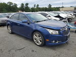 2013 Chevrolet Cruze Ltz Blue vin: 1G1PG5SBXD7174542