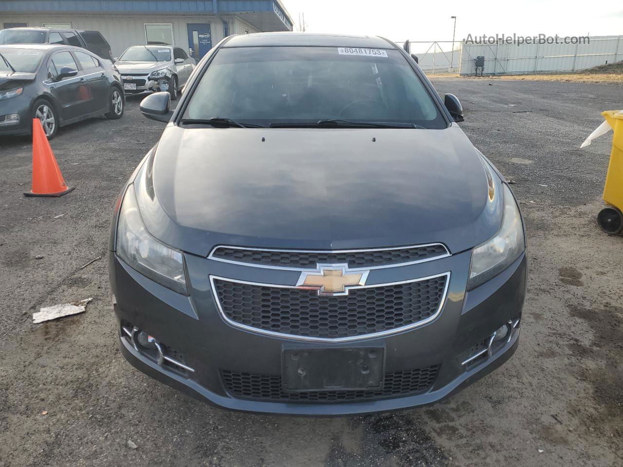 2013 Chevrolet Cruze Ltz Gray vin: 1G1PG5SBXD7215574