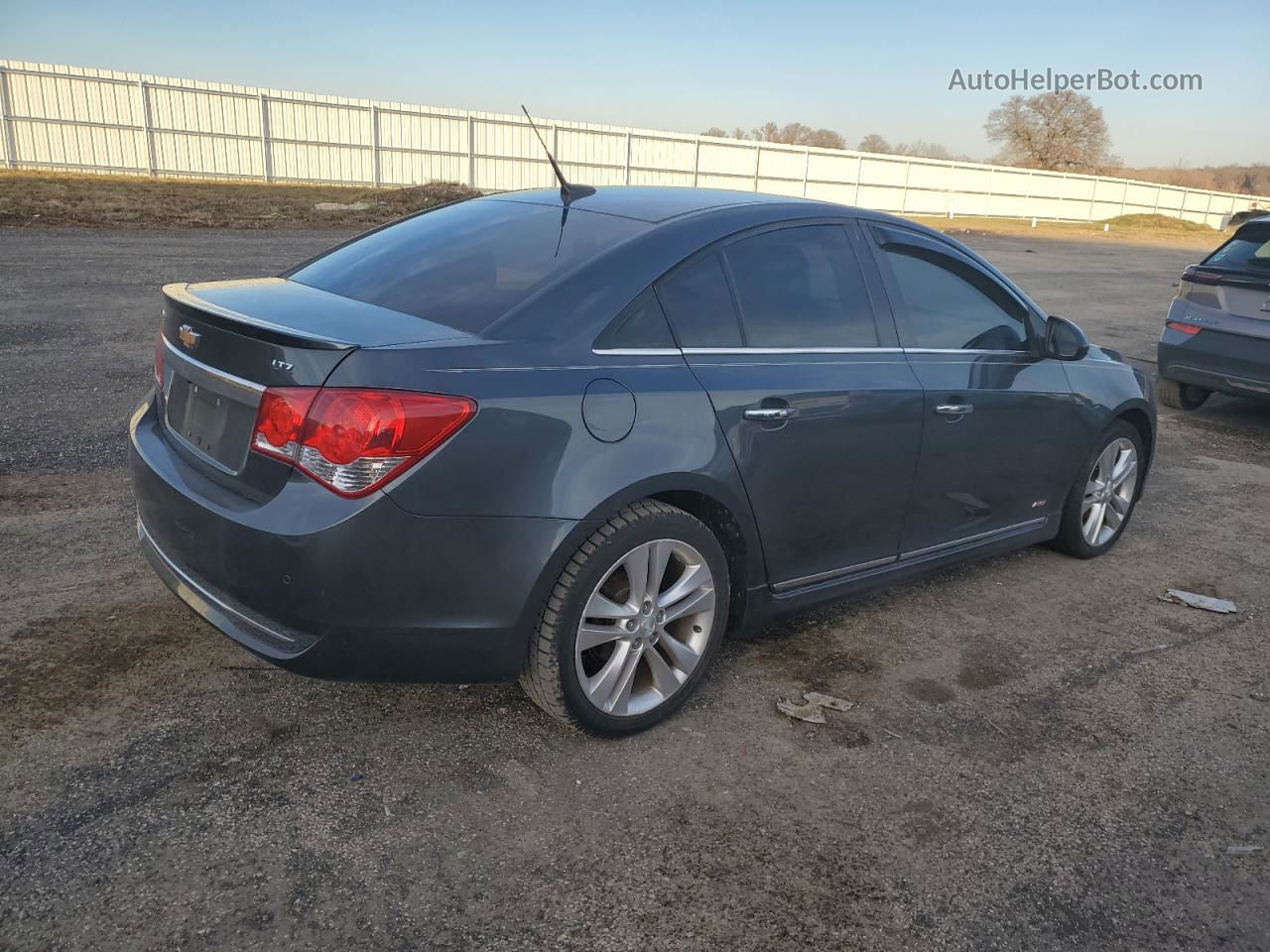 2013 Chevrolet Cruze Ltz Gray vin: 1G1PG5SBXD7215574