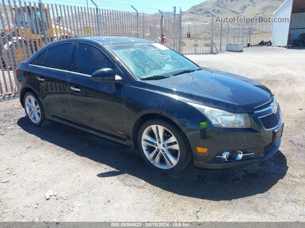 2013 Chevrolet Cruze Ltz Black vin: 1G1PG5SBXD7301077