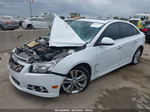 2014 Chevrolet Cruze Ltz White vin: 1G1PG5SBXE7253274