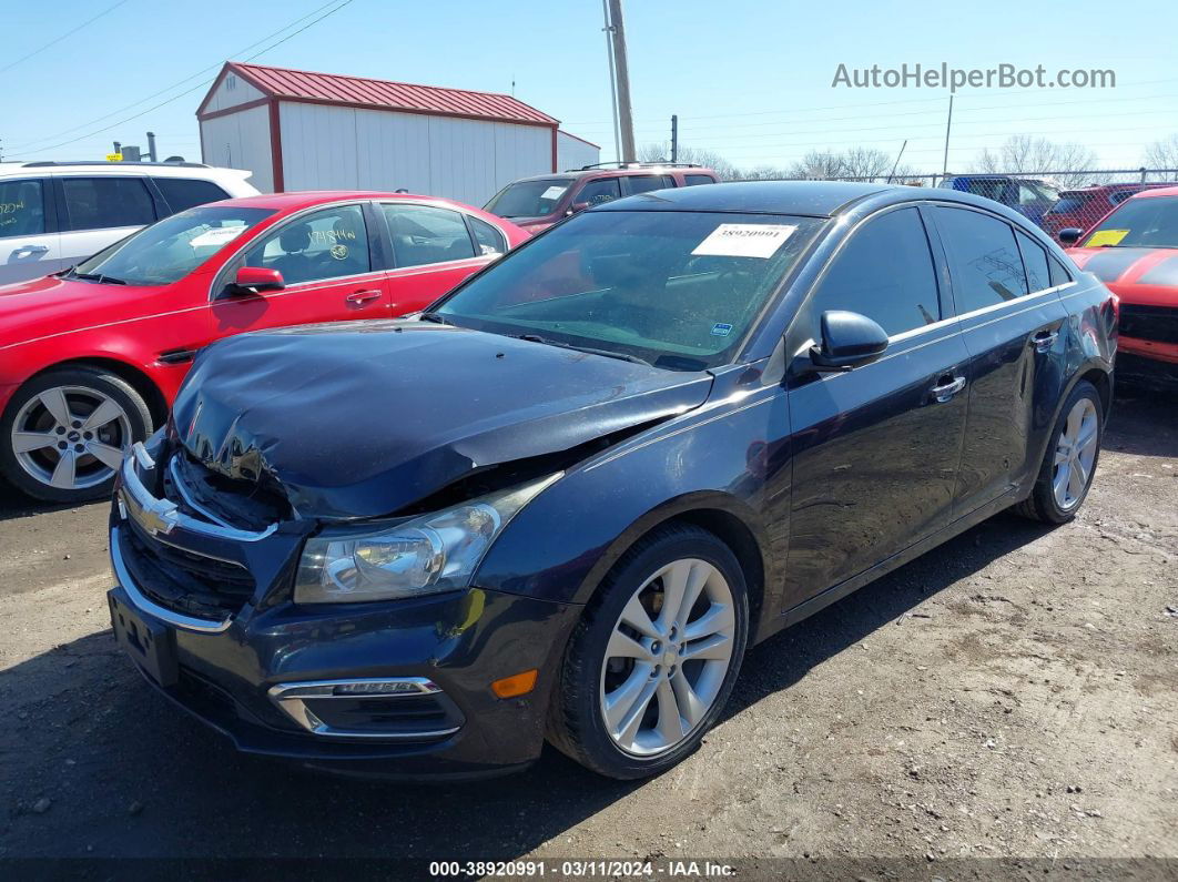 2015 Chevrolet Cruze Ltz Dark Blue vin: 1G1PG5SBXF7147702