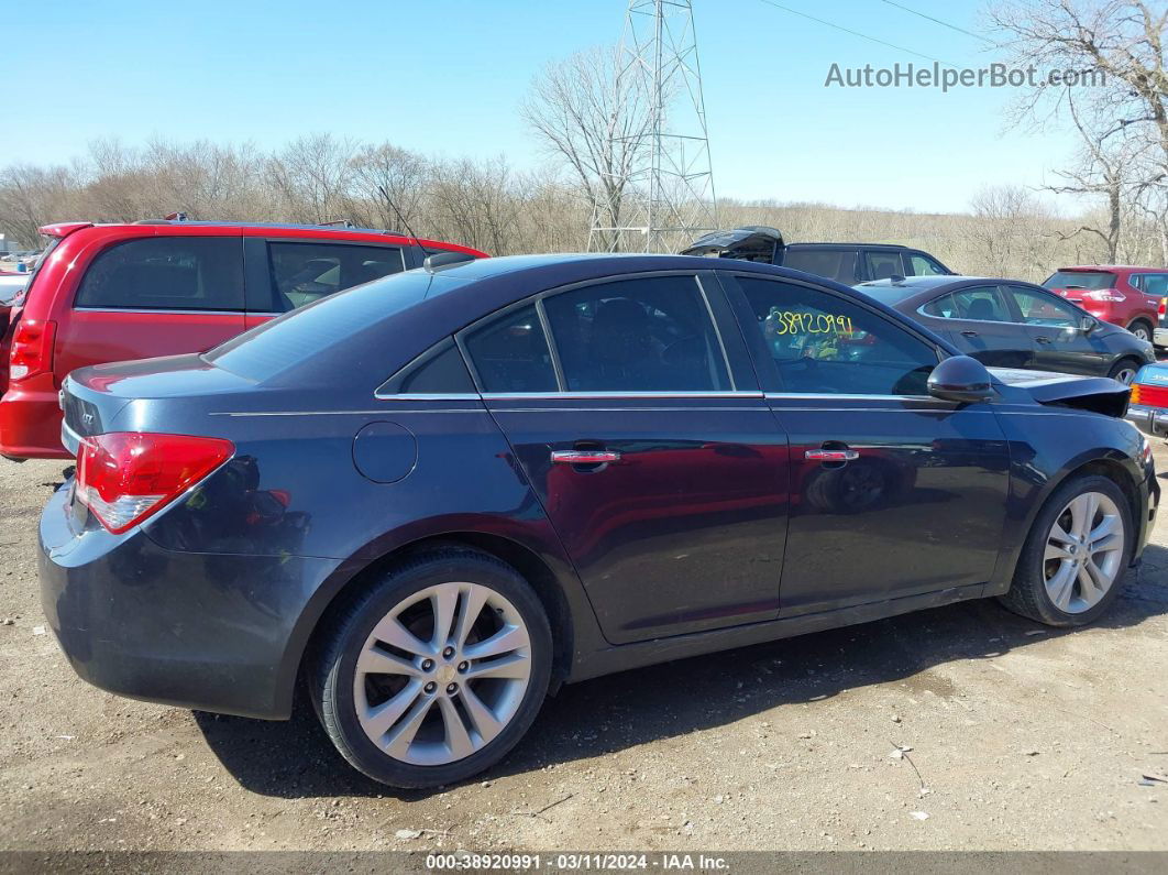 2015 Chevrolet Cruze Ltz Dark Blue vin: 1G1PG5SBXF7147702