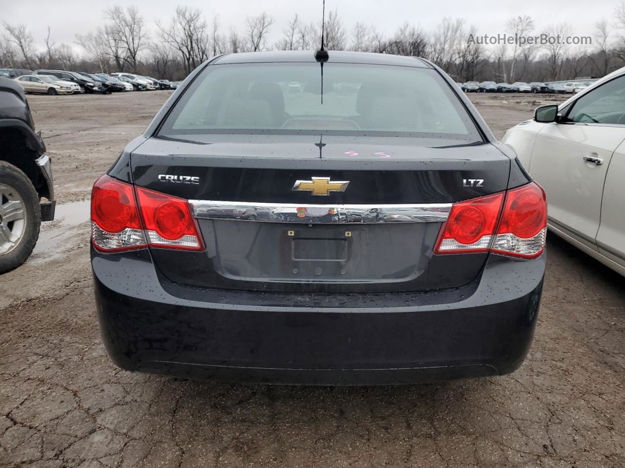 2015 Chevrolet Cruze Ltz Black vin: 1G1PG5SBXF7167738