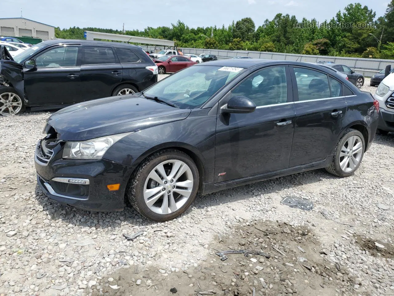 2015 Chevrolet Cruze Ltz Черный vin: 1G1PG5SBXF7171224