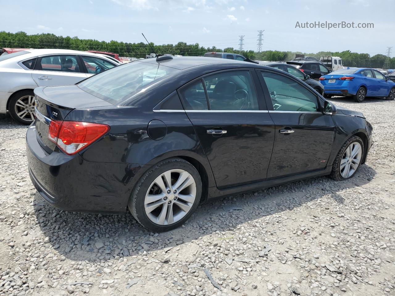 2015 Chevrolet Cruze Ltz Черный vin: 1G1PG5SBXF7171224