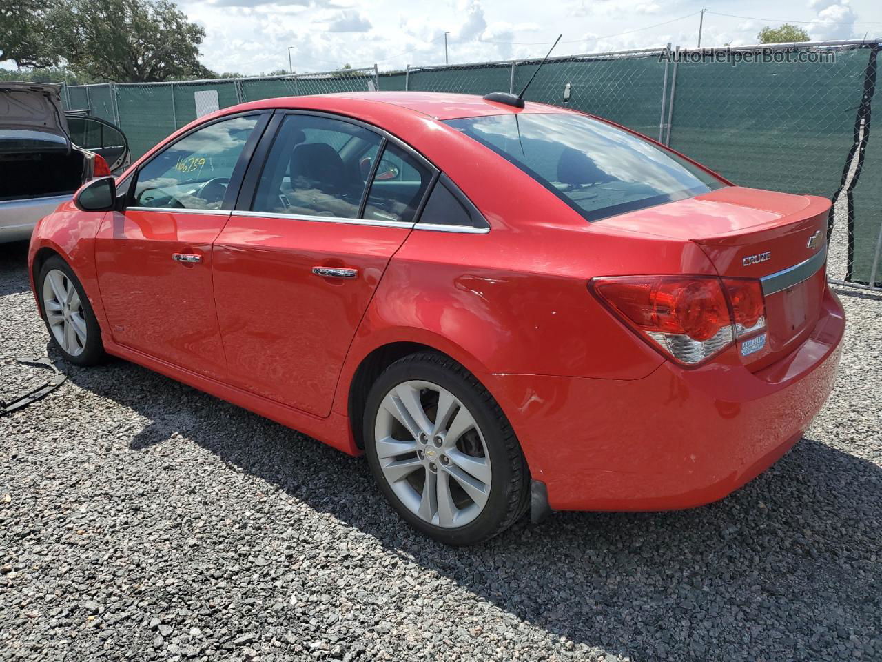 2015 Chevrolet Cruze Ltz Red vin: 1G1PG5SBXF7242972