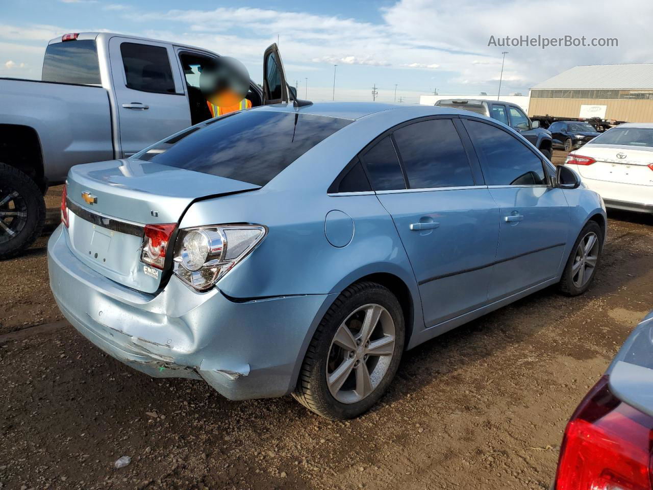 2012 Chevrolet Cruze Lt Бирюзовый vin: 1G1PG5SC0C7161905