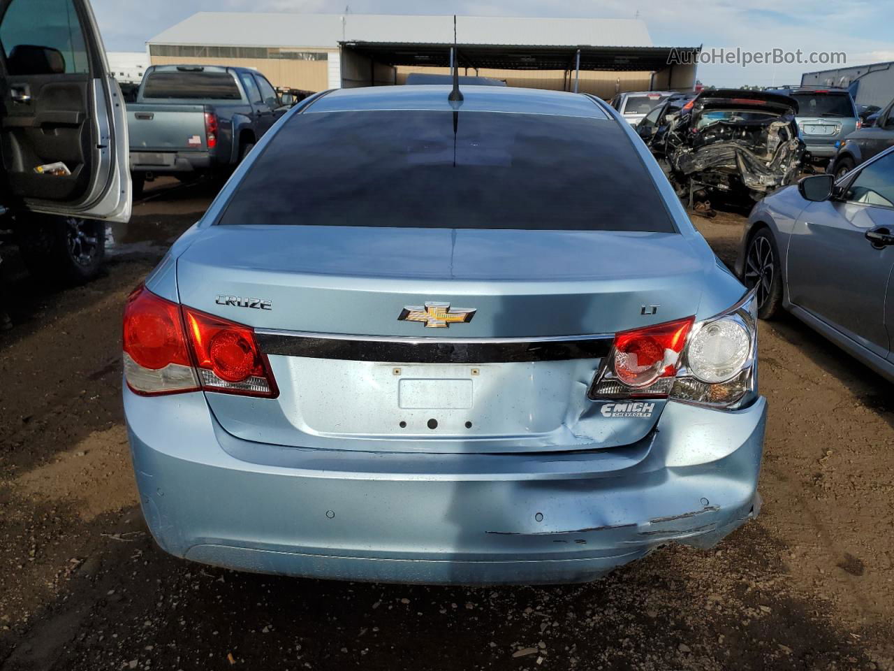 2012 Chevrolet Cruze Lt Turquoise vin: 1G1PG5SC0C7161905