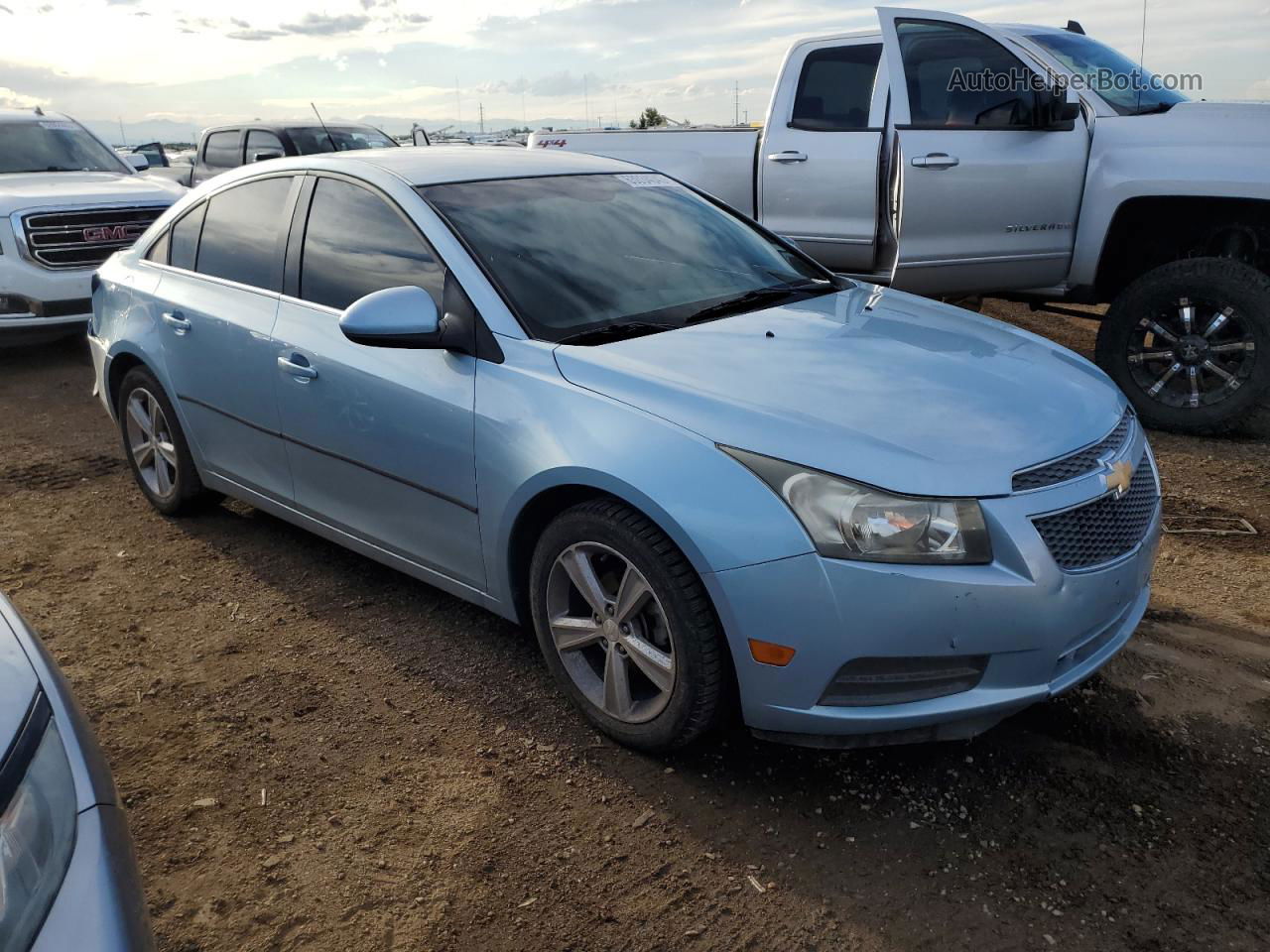 2012 Chevrolet Cruze Lt Turquoise vin: 1G1PG5SC0C7161905