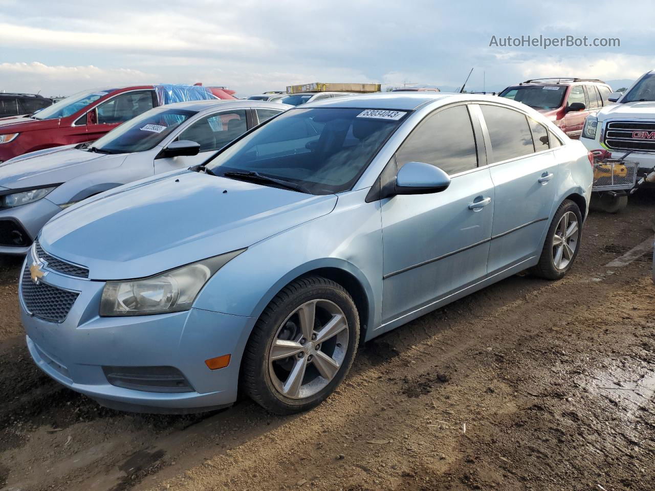 2012 Chevrolet Cruze Lt Turquoise vin: 1G1PG5SC0C7161905