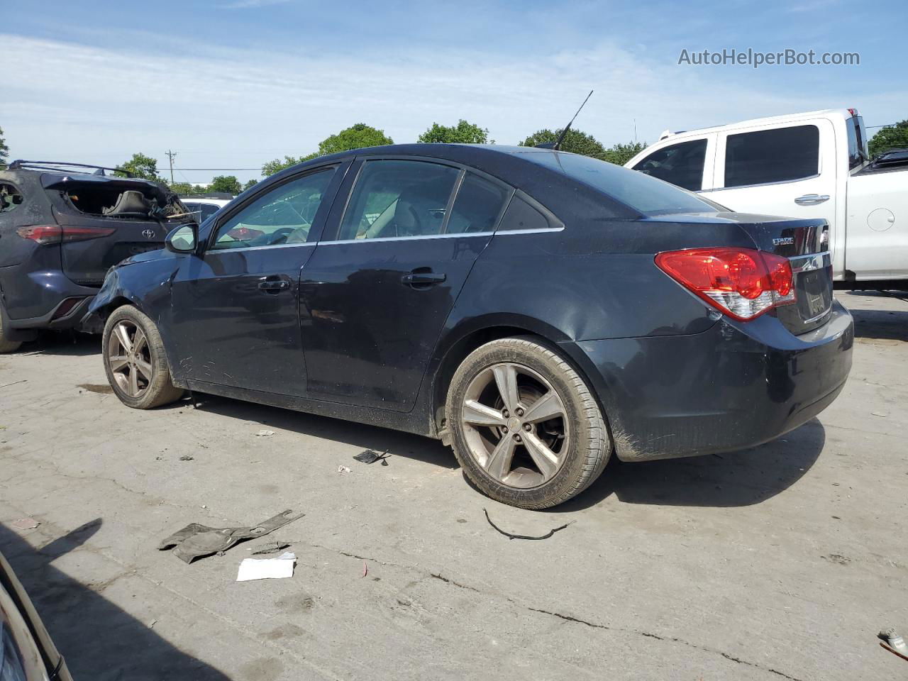 2012 Chevrolet Cruze Lt Black vin: 1G1PG5SC3C7111404