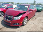 2012 Chevrolet Cruze Lt W/2lt Red vin: 1G1PG5SC3C7384438