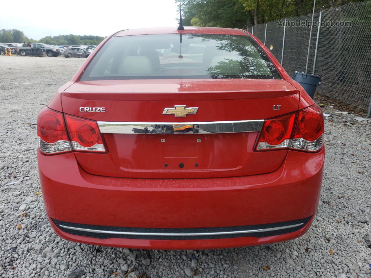 2012 Chevrolet Cruze Lt Red vin: 1G1PG5SC7C7382837