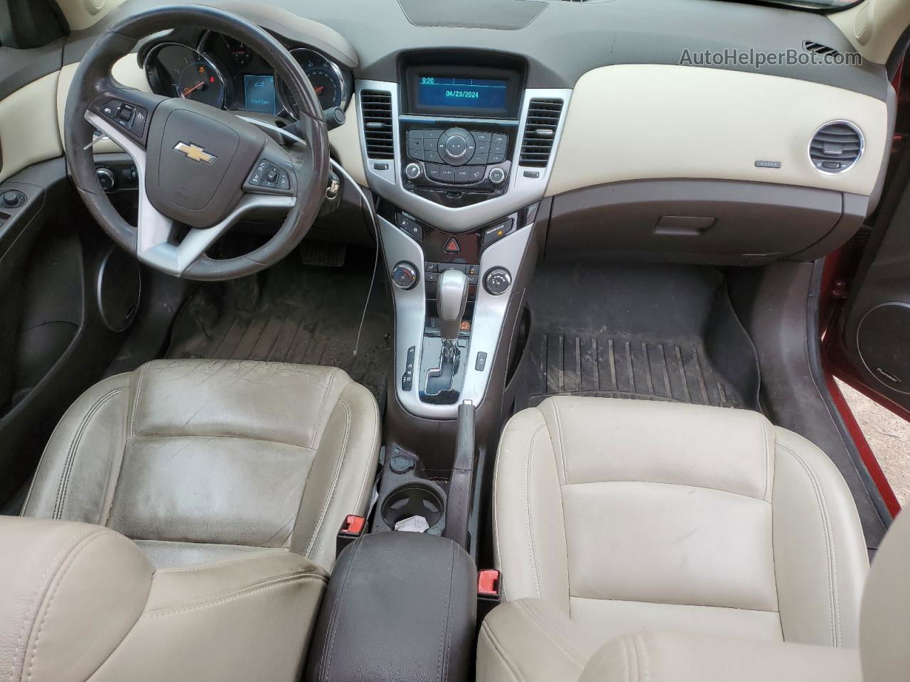 2012 Chevrolet Cruze Lt Красный vin: 1G1PG5SC8C7231330