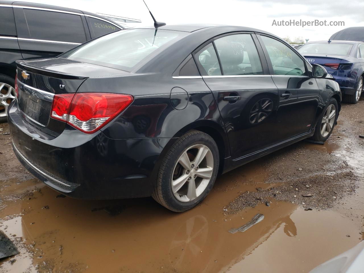 2012 Chevrolet Cruze Lt Black vin: 1G1PG5SC8C7297716