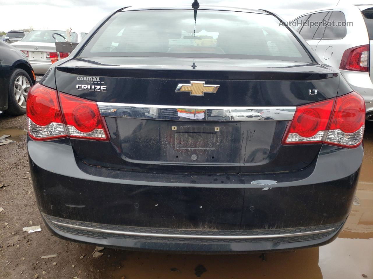 2012 Chevrolet Cruze Lt Black vin: 1G1PG5SC8C7297716