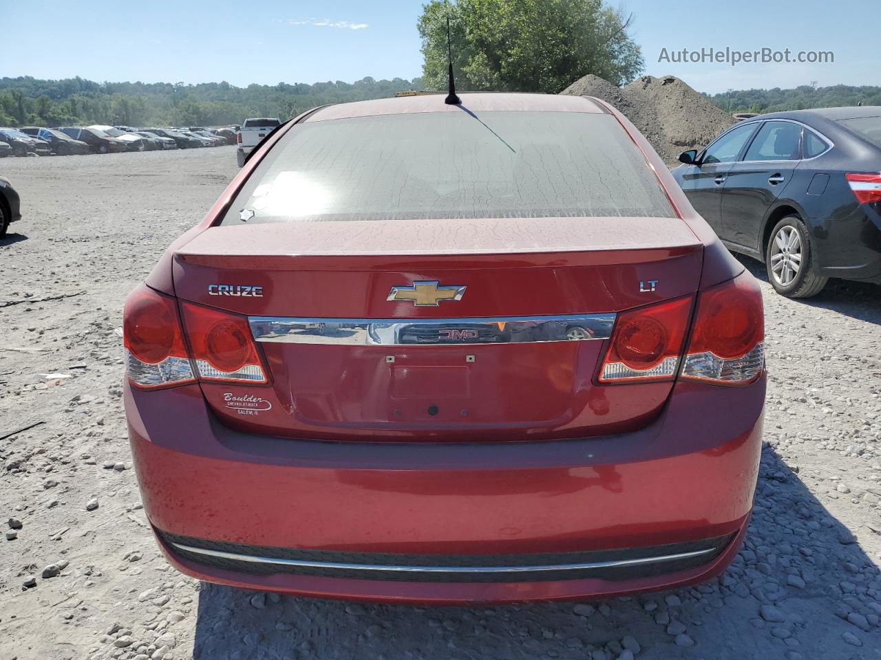 2012 Chevrolet Cruze Lt Maroon vin: 1G1PG5SC9C7151647