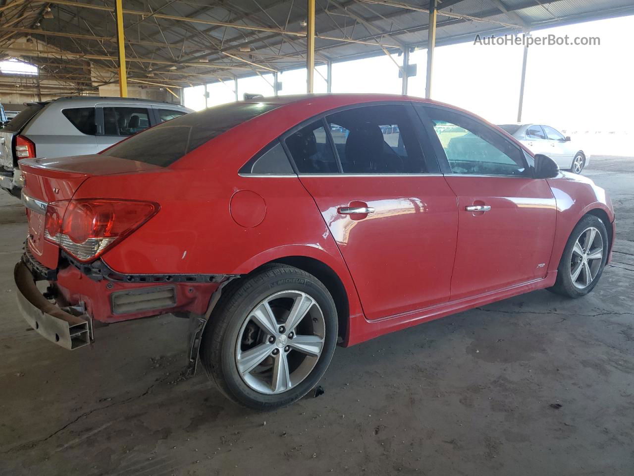 2012 Chevrolet Cruze Lt Red vin: 1G1PG5SCXC7300602