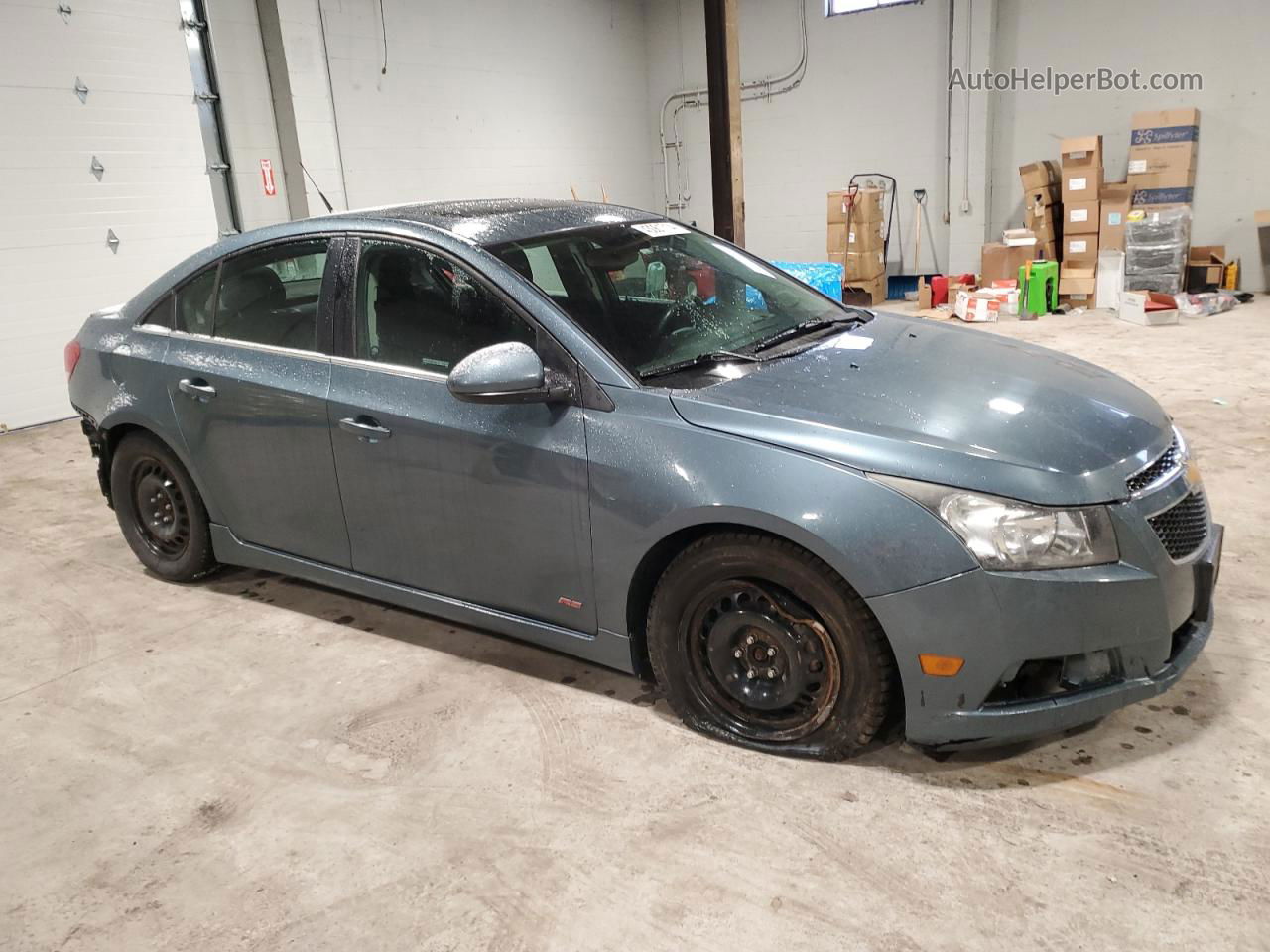 2012 Chevrolet Cruze Lt Blue vin: 1G1PG5SCXC7367877