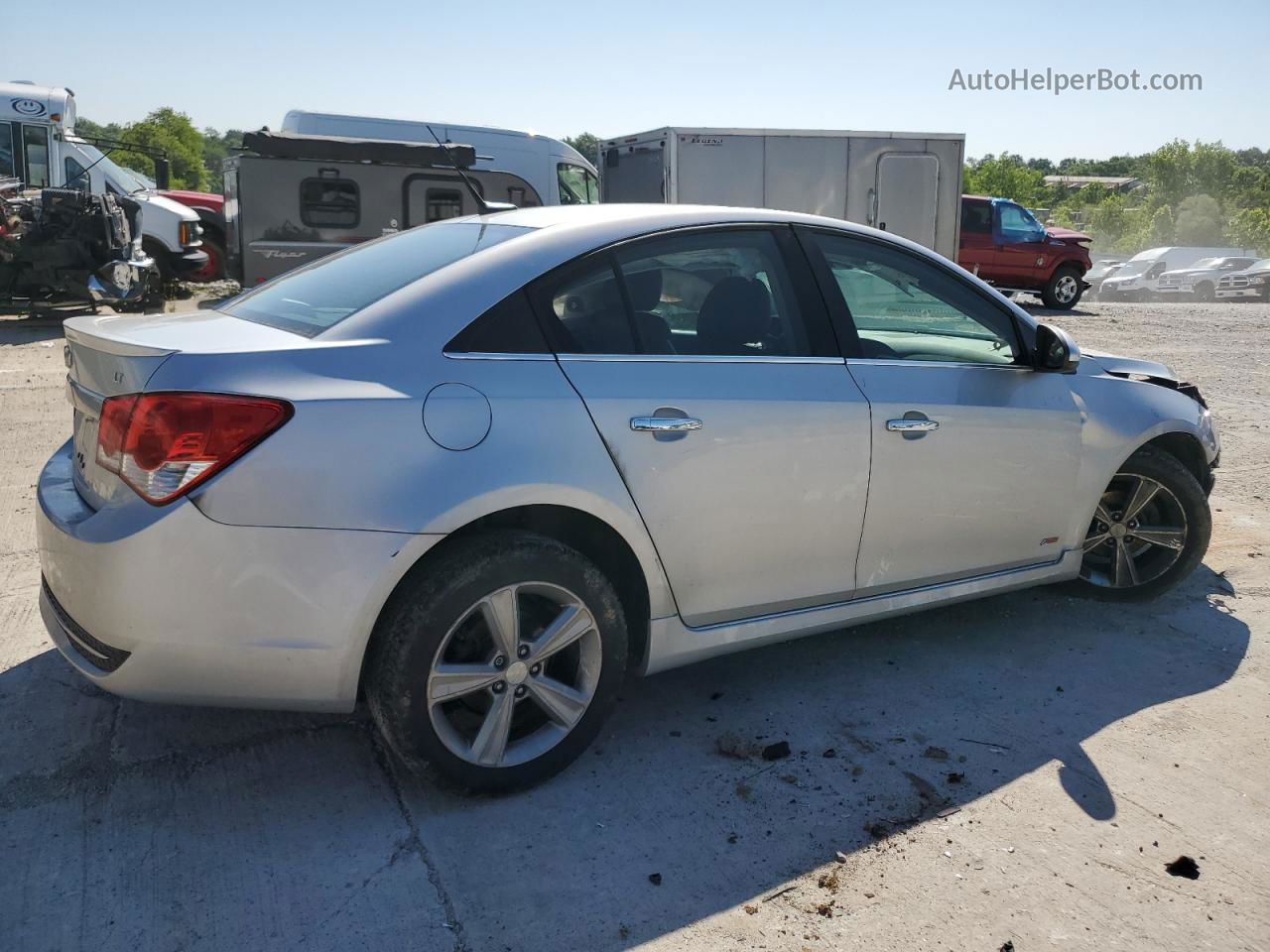 2012 Chevrolet Cruze Lt Silver vin: 1G1PG5SCXC7397493