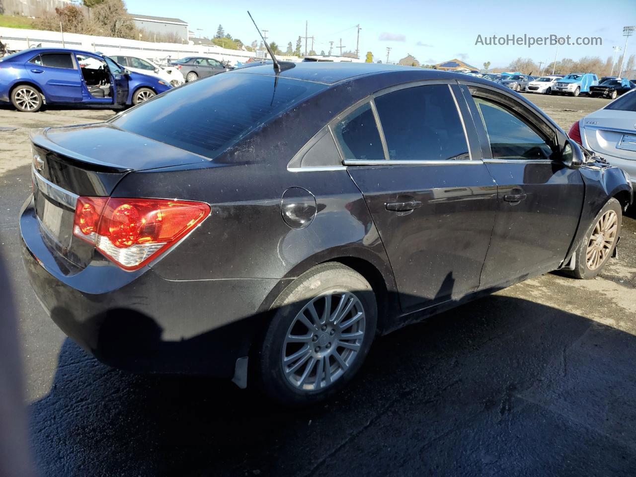 2013 Chevrolet Cruze Eco Black vin: 1G1PH5SB1D7171994