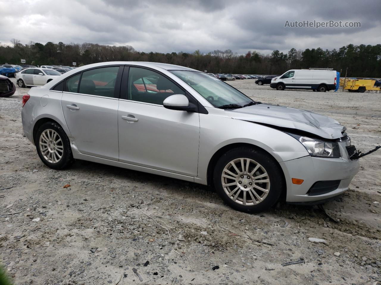 2013 Chevrolet Cruze Eco Silver vin: 1G1PH5SB3D7119850