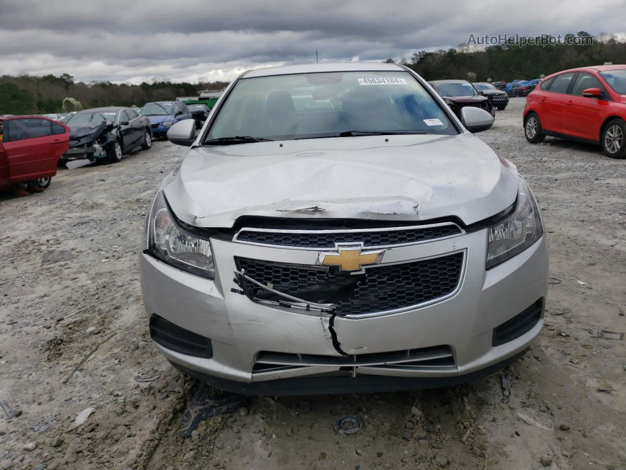 2013 Chevrolet Cruze Eco Серебряный vin: 1G1PH5SB3D7119850